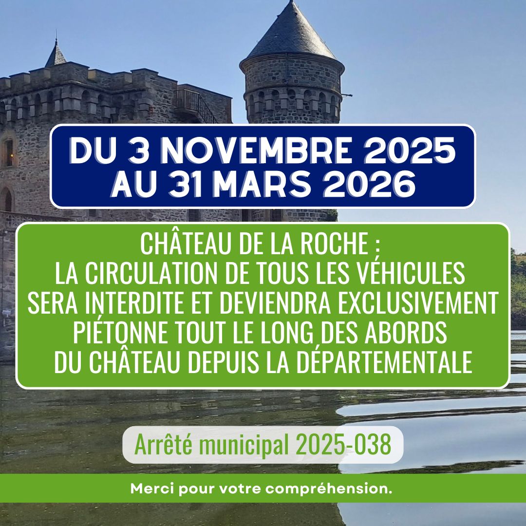 2025 10 30 aarêté circulation chateau de la roche