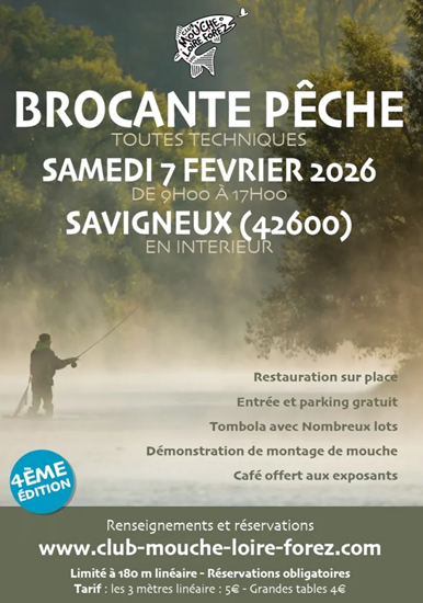 brocante peche club mouche loire forez toutes techniques